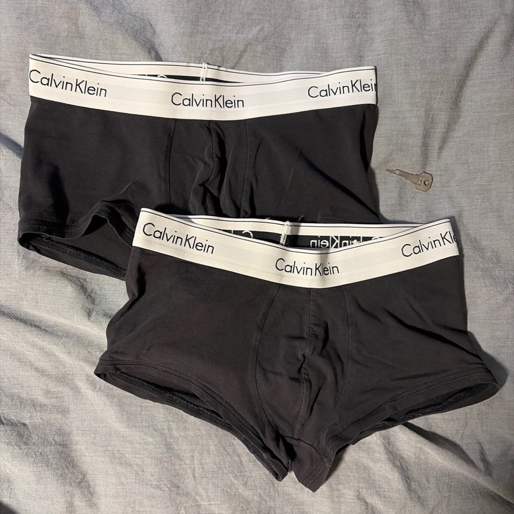 Calvin Klein Black Boxer Briefs/Trunks 2 Pack